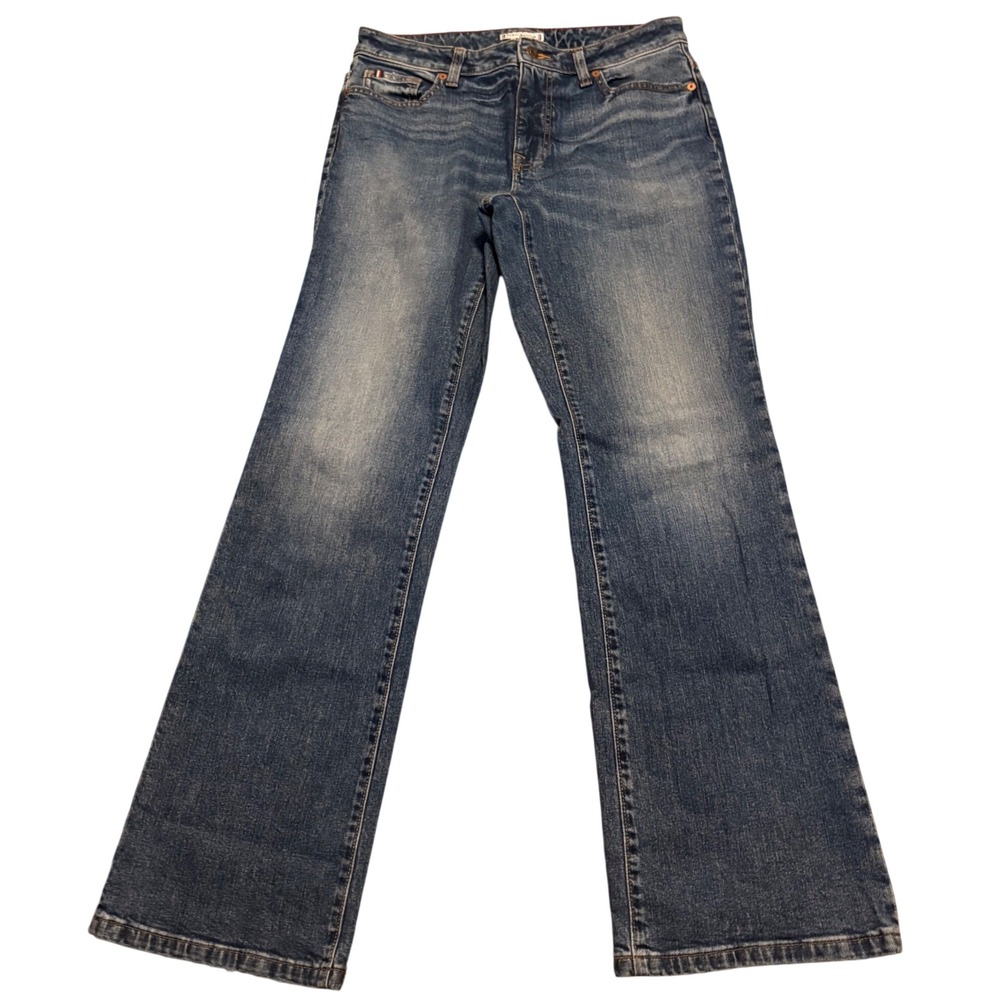 Tommy Hilfiger Bootcut Jeans‎ Women's 6 Blue Good Medium Wash Mid Rise Stretch